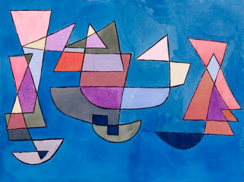 Segelschiffe by Paul Klee